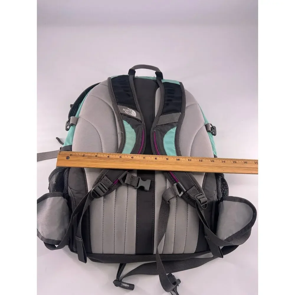 North Face Borealis Backpack Bag Adult Teal Blue Gray Zipper Laptop School